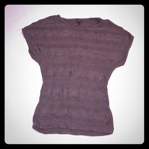 Size M knit tunic sweater in taupe